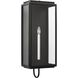 Edgar 1 Light 28.88 inch Textured Black Outdoor Wall Lantern