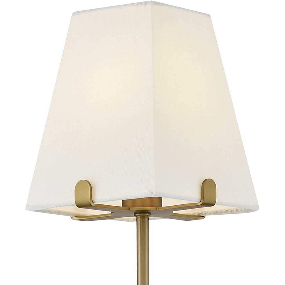 Benton Sconce Wall Light in Lacquered Brass
