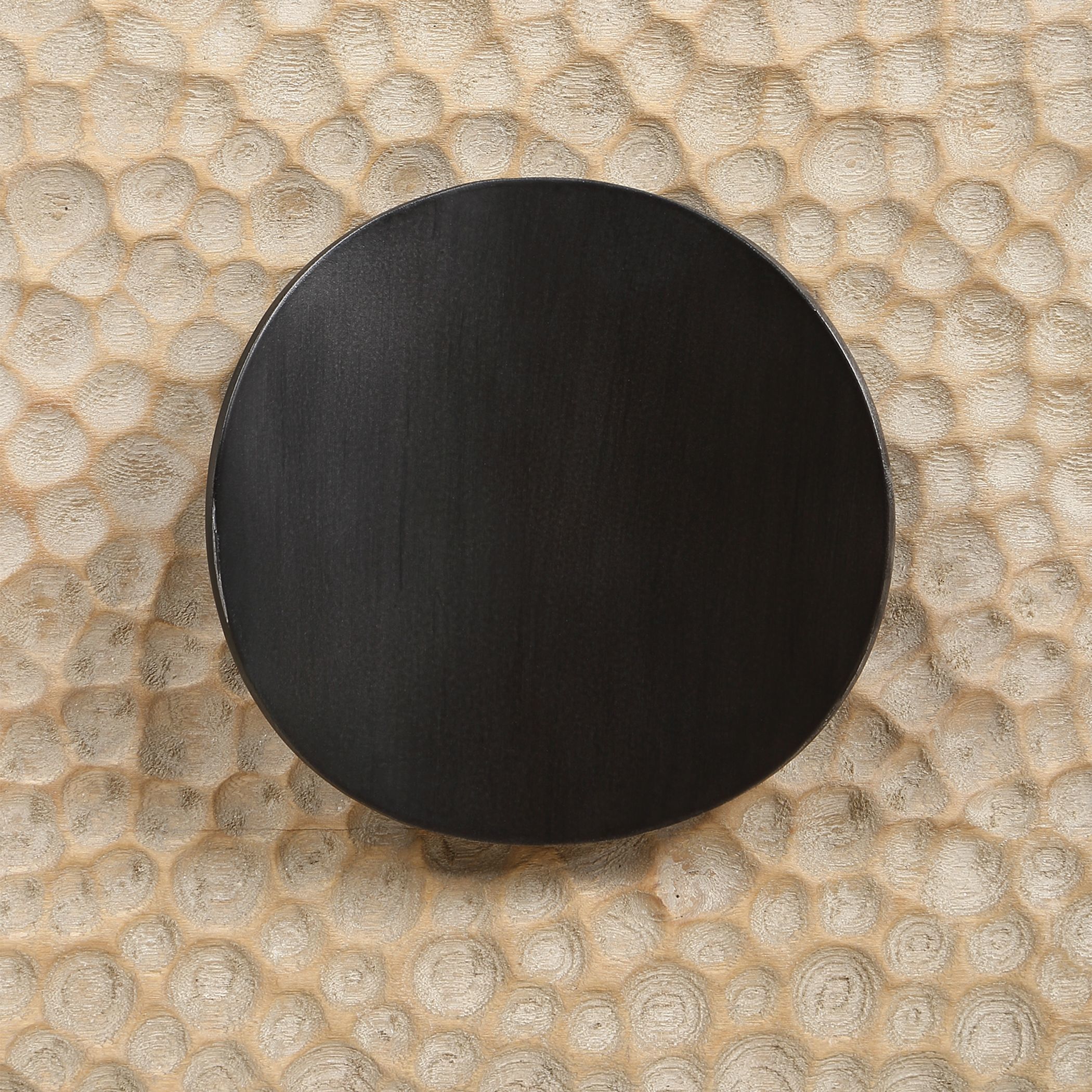 Lunar 26 X 23 inch Elm and Black Side Table