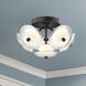 Alora Mood Hera LED 15.88 inch Matte Black Flush Mount Ceiling Light