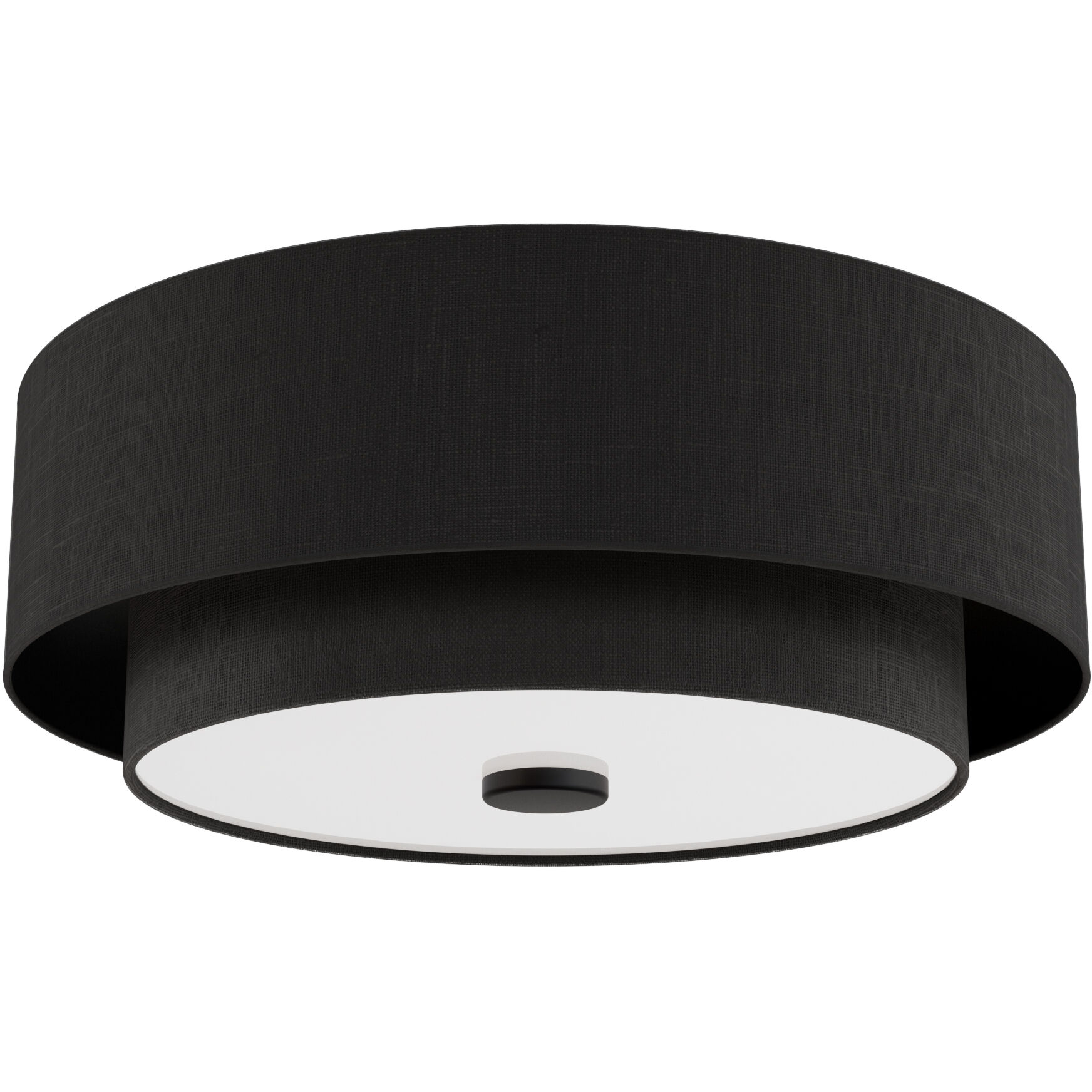Brookside 2 Light 13.25 inch Matte Black Flush Mount Ceiling Light, Medium