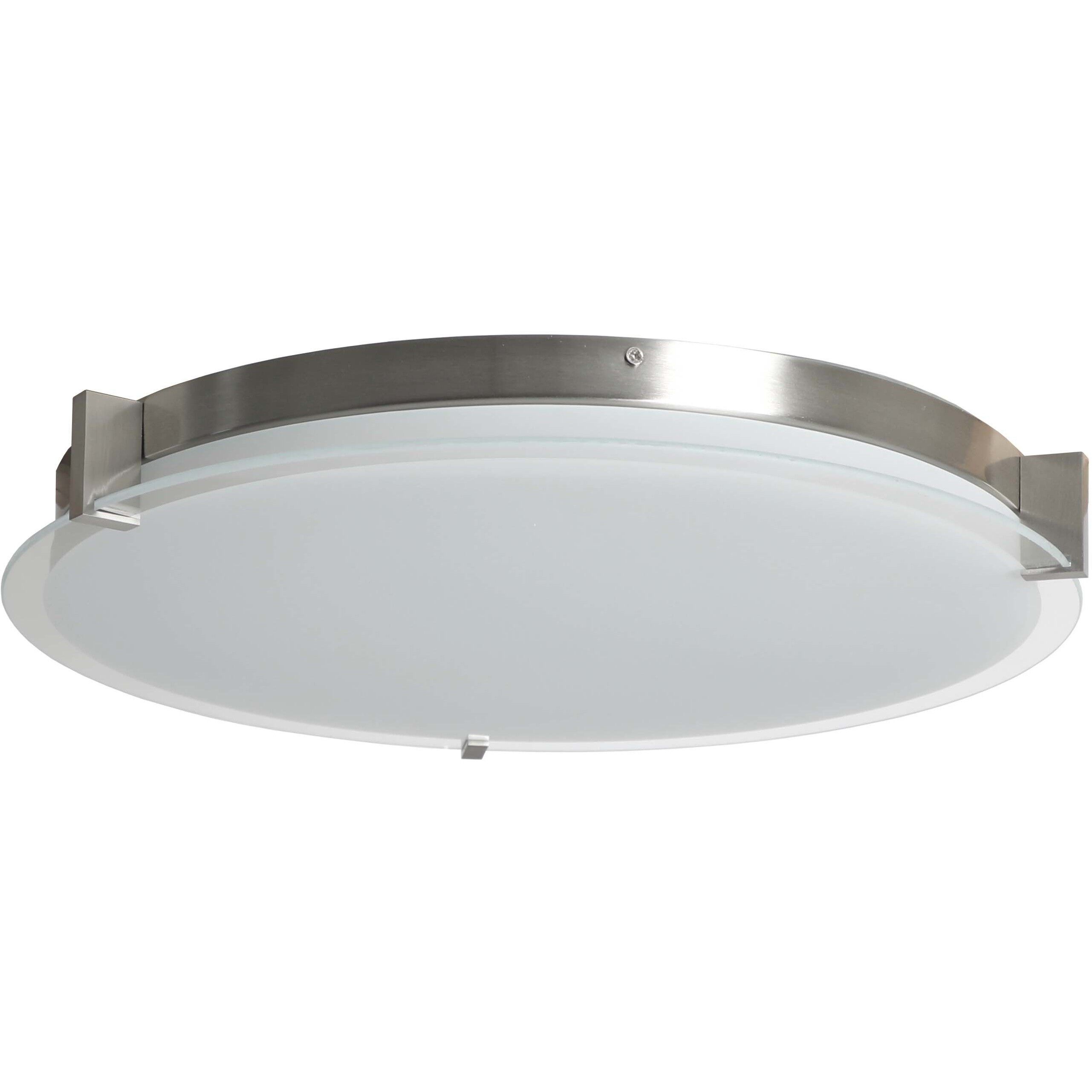 Matrix LED 18 inch Brushed Nickel Flush Mount Ceiling Light