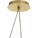 Berkley 6 Light 82 inch Antique Brass Multi-Drop Chandelier Ceiling Light