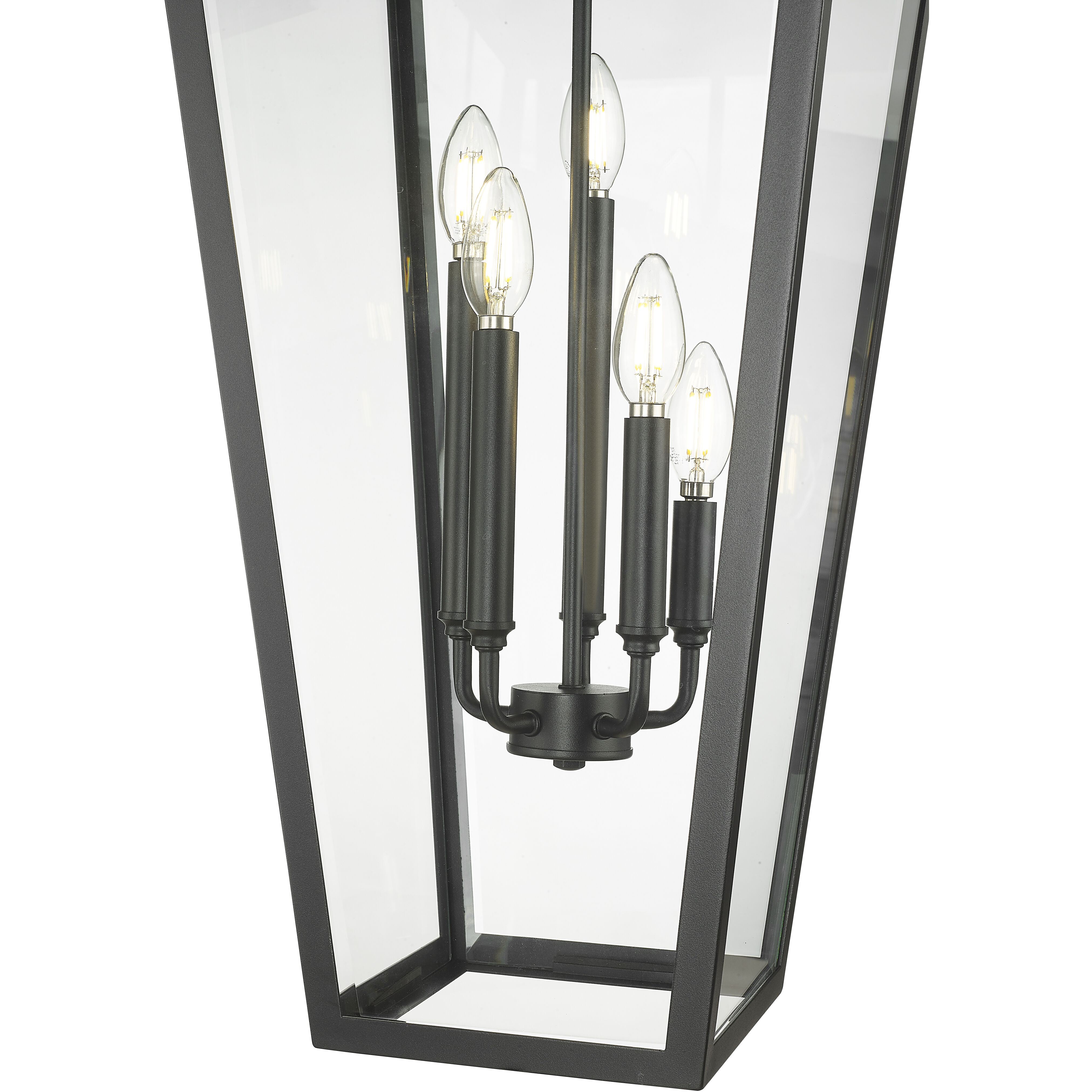 Gannon Outdoor Wall Light in Black, G9