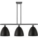 Ballston Dome LED 36 inch Matte Black Island Light Ceiling Light