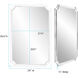 Clybourn 35 X 24 inch Clear Acrylic Wall Mirror