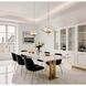 Fiorello 4 Light 21 inch Brushed Gold Convertible Pendant Ceiling Light