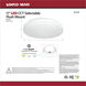 Cloud LED 11.54 inch White Flush Mount Ceiling Light