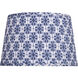 Pembrook Blue and Ivory 16 inch Lamp Shade