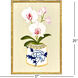 Gilded Garden I Pink and Blue and Green and White Framed Art, The Studio