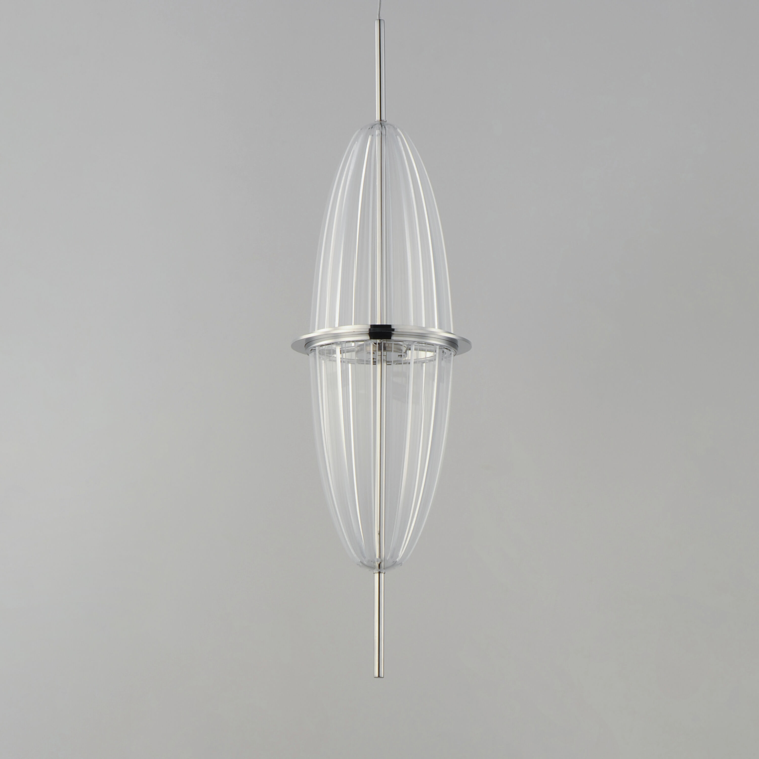 Quasar LED 5.5 inch Polished Chrome Single Pendant Ceiling Light
