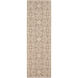 Scott 96 X 29 inch Taupe/Cream Rugs, Rectangle