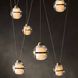 Noble 6 Light 82 inch Antique Brass Multi-Drop Chandelier Ceiling Light