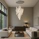 Rinkle LED 36.25 inch Polished Chrome Multi-Light Pendant Ceiling Light