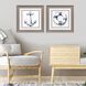 Blue Waterways / Nautica Blue and White Framed Art, Propac