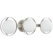 Parker 3 Light 24 inch Brushed Nickel Vanity Light Wall Light