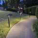 Contemporary Square Bronze Landscape and Pathway Light, Solar