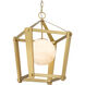 Shimmer 1 Light 13 inch Legacy Brass Pendant Ceiling Light