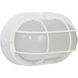 Brentwood LED 11 inch White Outdoor Bulk Head