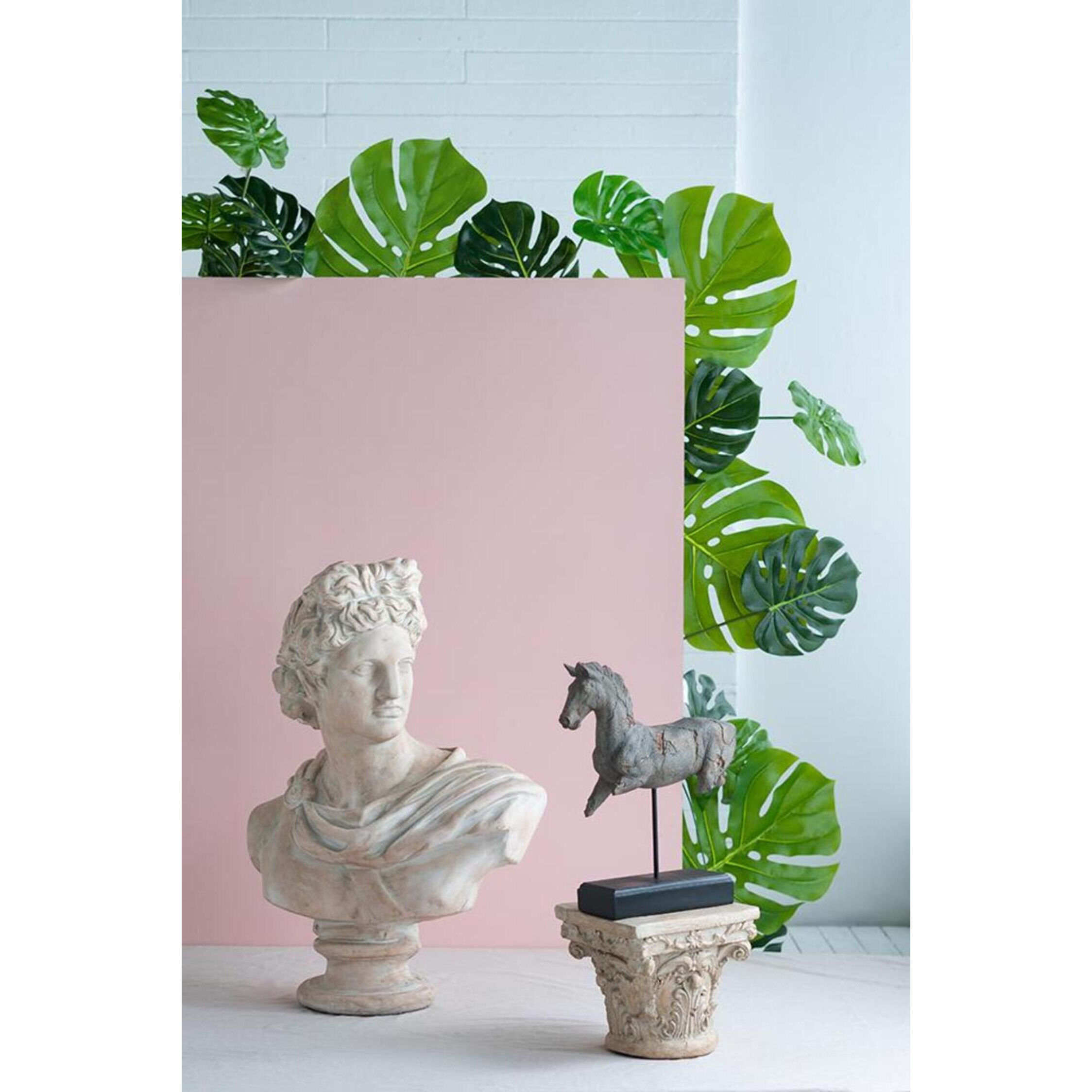 Placidia White Wash Statue