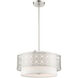 Calinda 4 Light 20 inch Brushed Nickel Pendant Chandelier Ceiling Light