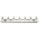 Ballerina 7 Light 48 inch Brushed Nickel Vanity Light Wall Light
