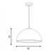 Vintage 1 Light 18 inch Matte Black with Natural Brass Pendant Ceiling Light