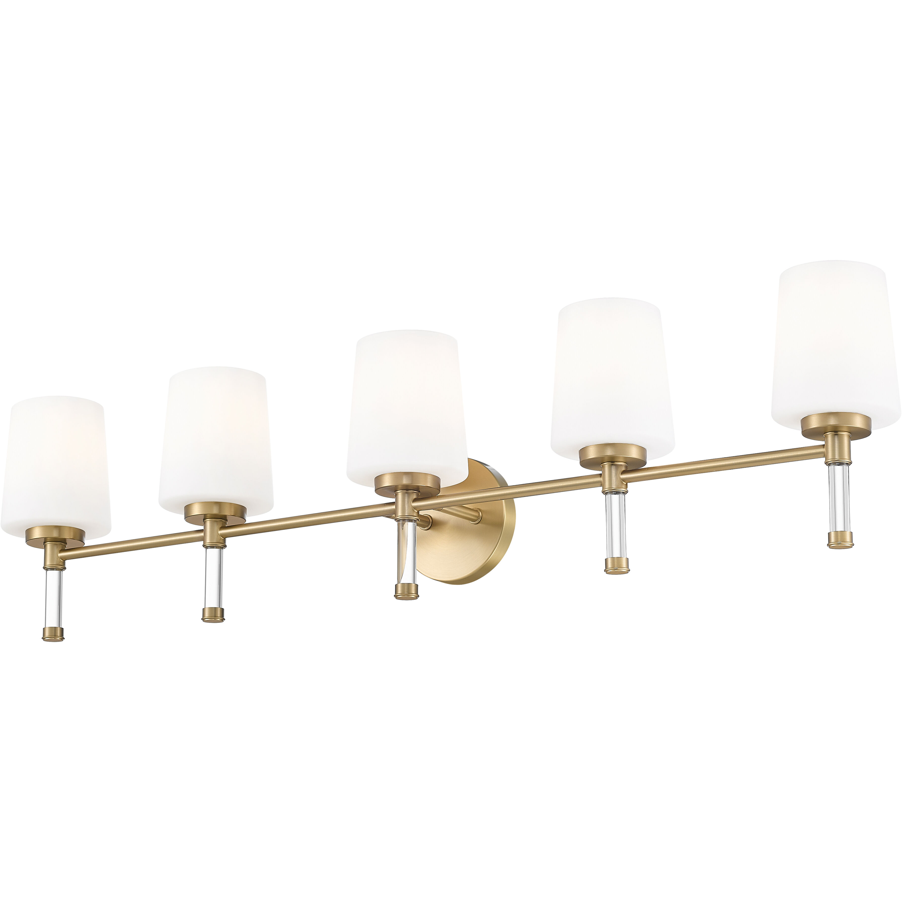 Henri Vanity Wall Light in Modern Gold