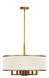 Park Ridge 7 Light 24 inch Hand Painted Antique Gold Leaf Chandelier Ceiling Light