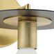 Trimble 1 Light 8 inch Brushed Bronze Wall Bracket Wall Light, Design Series