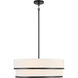 Cascade 4 Light Coal Pendant Ceiling Light
