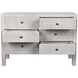 Conrad White Wash Dresser, 6 Drawer