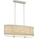 Comparelli 4 Light 12 inch Off White Chandelier Ceiling Light