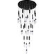 Olinda LED 33 inch Black Chandelier Ceiling Light