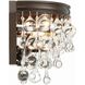 Calypso Bath Wall Light in Vibrant Bronze