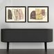 Bold Blends Multi and Black and Brown and Orange Framed Art