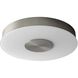 Dione 1 Light 15 inch Satin Nickel Flush Mount Ceiling Light