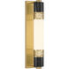 Farrell LED 4.5 inch Warm Brass Wall Sconce Wall Light