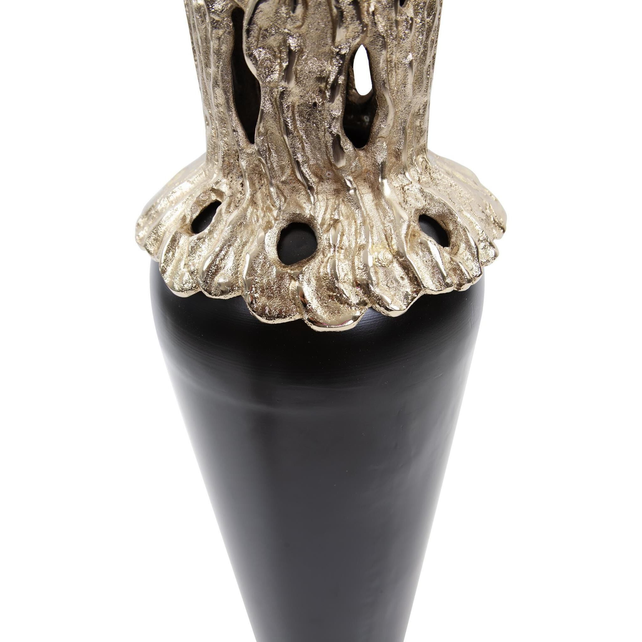 Black Zetian 37 X 10 inch Vase, Short