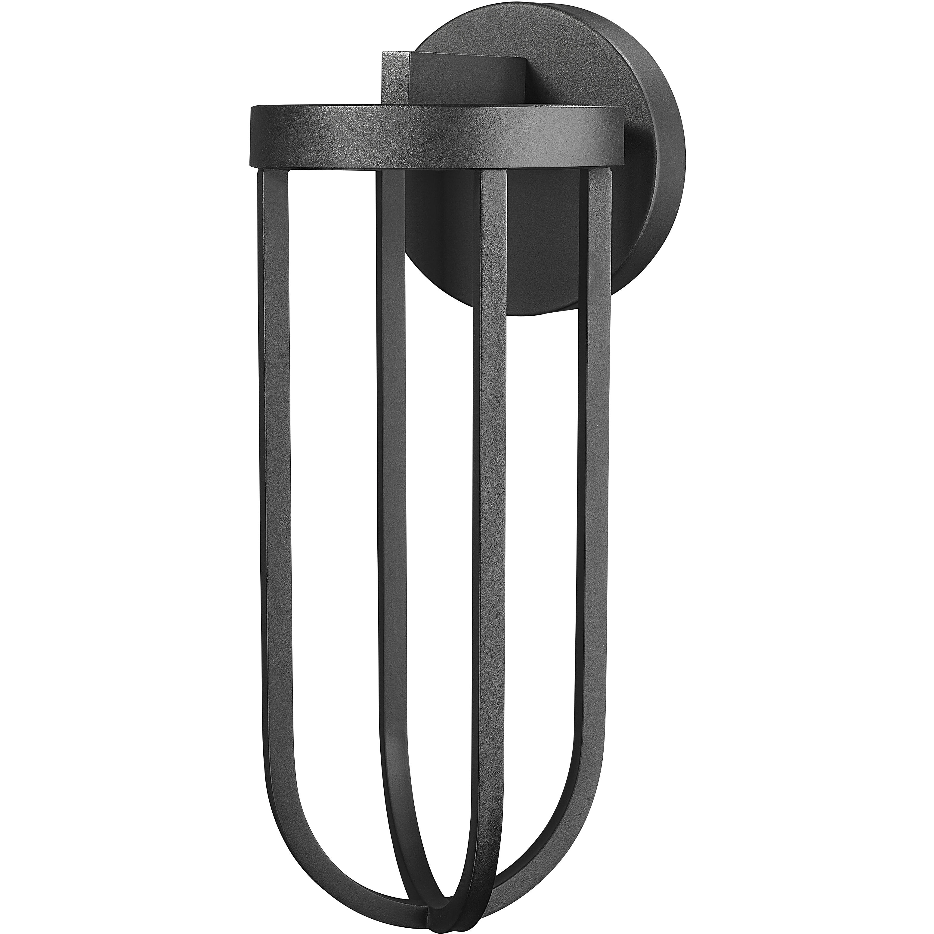 Leland LED 18 inch Sand Black Outdoor Wall Light