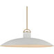 Surf 1 Light 27 inch Textured White Pendant Ceiling Light