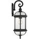 Kensington Outdoor Wall Lantern in Black