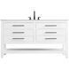 Karson 60 X 34 inch White Bathroom Vanity Cabinet