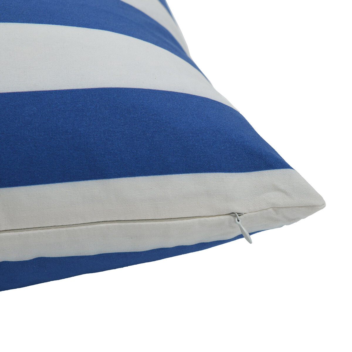 Dann Foley 24 inch Teal and White and Navy Blue Decorative Pillow