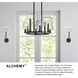 Alchemy 10 Light 48.25 inch Lacquered Brass Indoor Linear Chandelier Ceiling Light