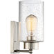 Coastal 1 Light 5 inch Polished Nickel Wall Sconce Wall Light