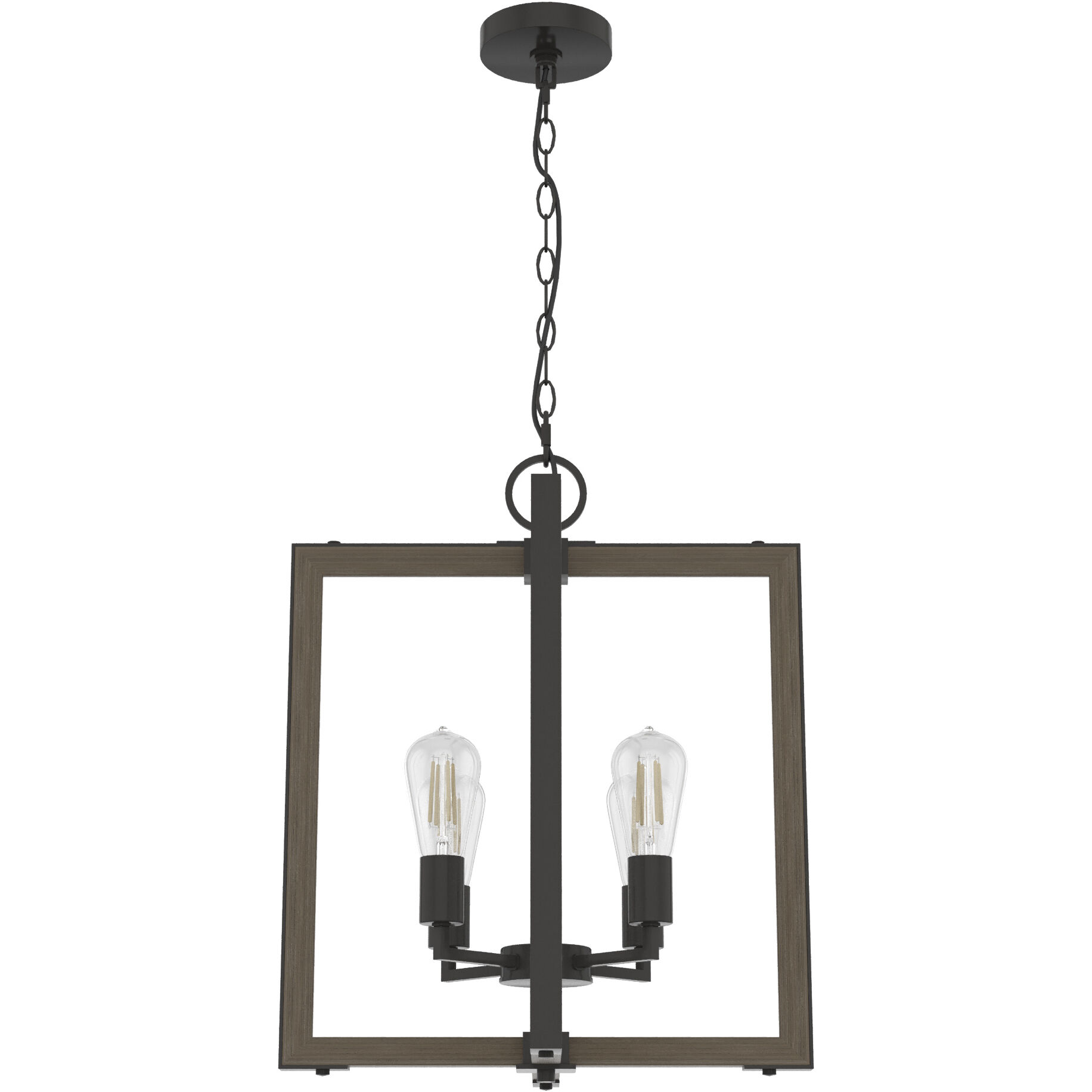 Woodburn 4 Light 18.5 inch Noble Bronze Pendant Ceiling Light
