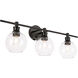Syracuse 3 Light 28 inch Black Wall sconce Wall Light