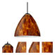 Mia 1 Light Black Cord Pendant Ceiling Light