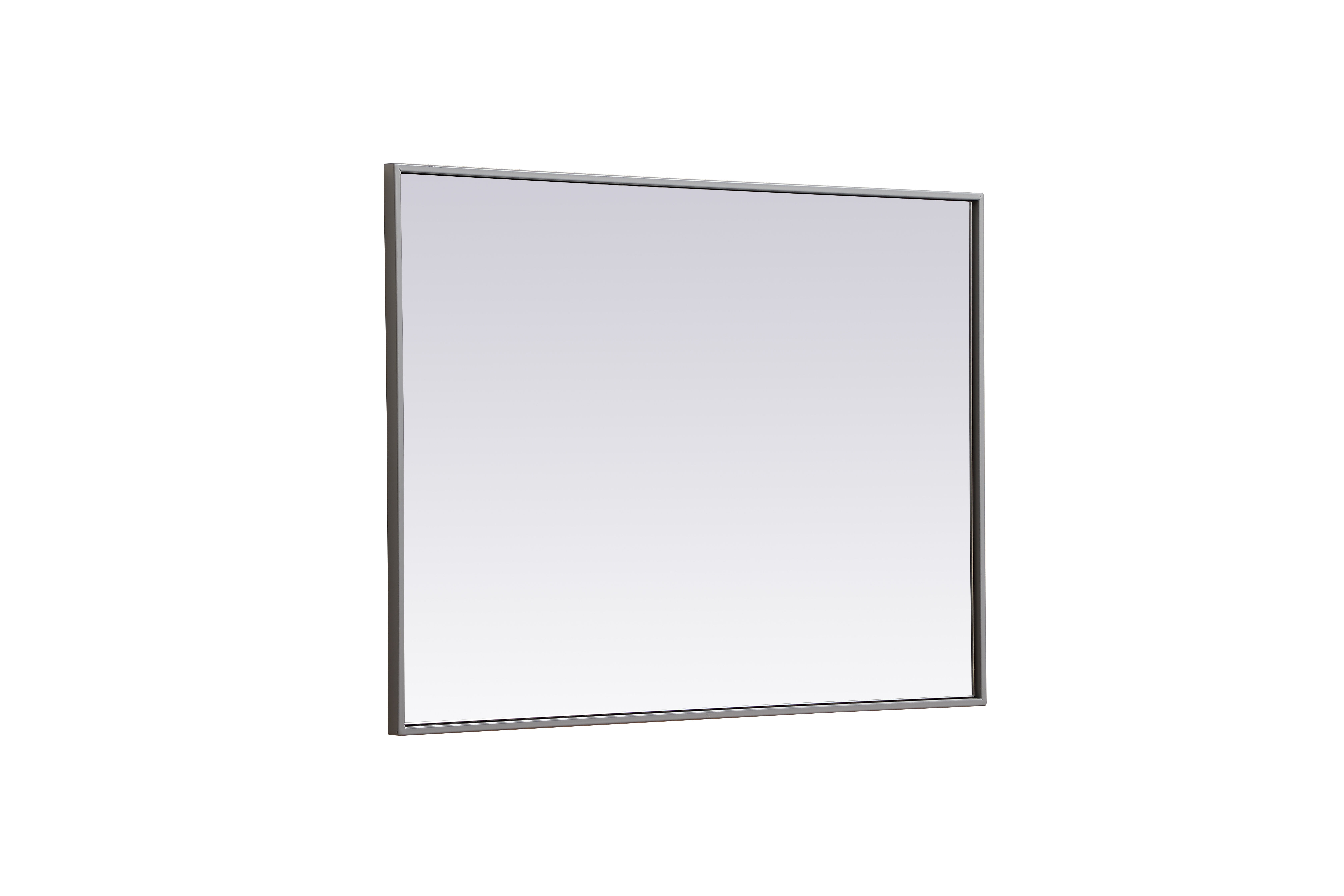 Eternity 36 X 27 inch Grey Wall Mirror in Gray